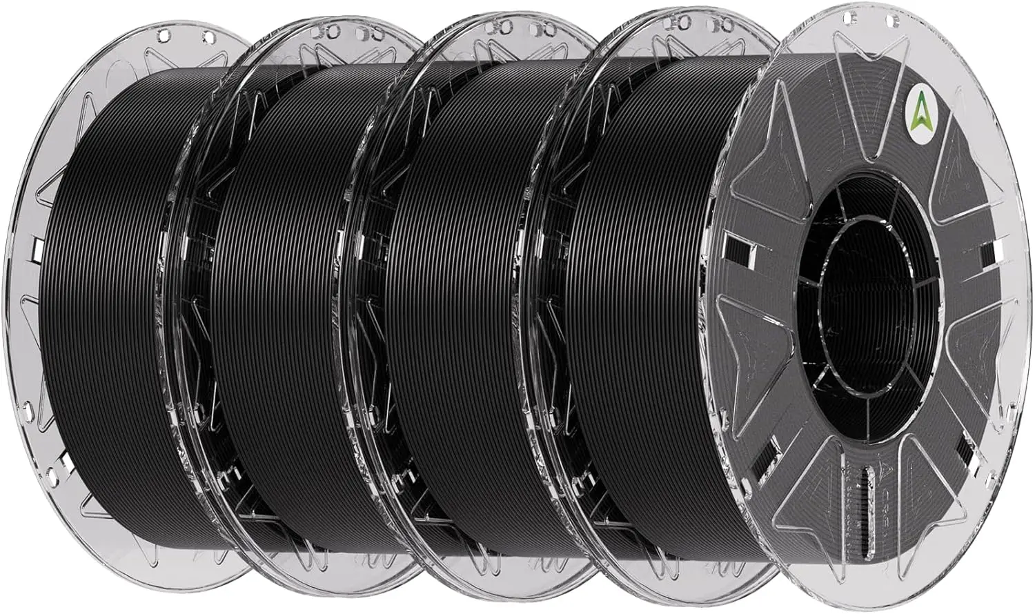 

High-Speed PLA Filament Bundle 4KG, RFID-Enabled for Fast Printing up to 600mm/s, Compatible with Most 3D Printers (Black)