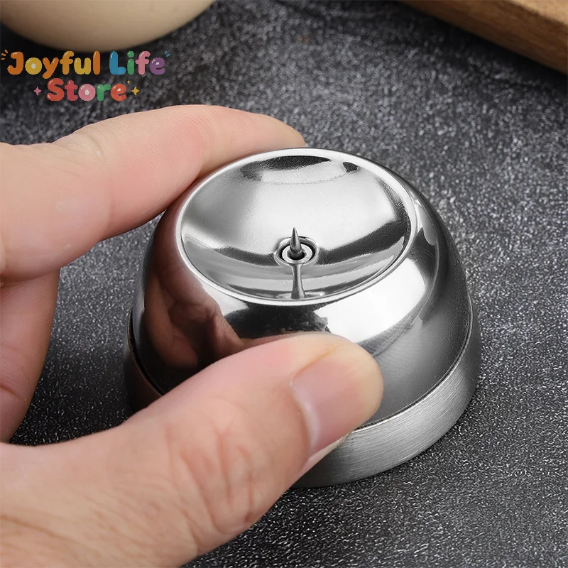 Hot 2/1pcs Egg Piercer For  Eggs Stainless Steel Needle Punch Eggs  Stainless Steel Needle Egg Hole Puncher For Easy Peeling