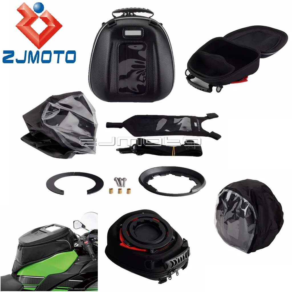 

Motorcycle Fuel Tank Luggage Backpack Travel Bag For KAWASAKI ER-6N 6F ZX-6R 10R 14R ZZ-R NINJA KLE 650 1000 Z 750 800 2006-20