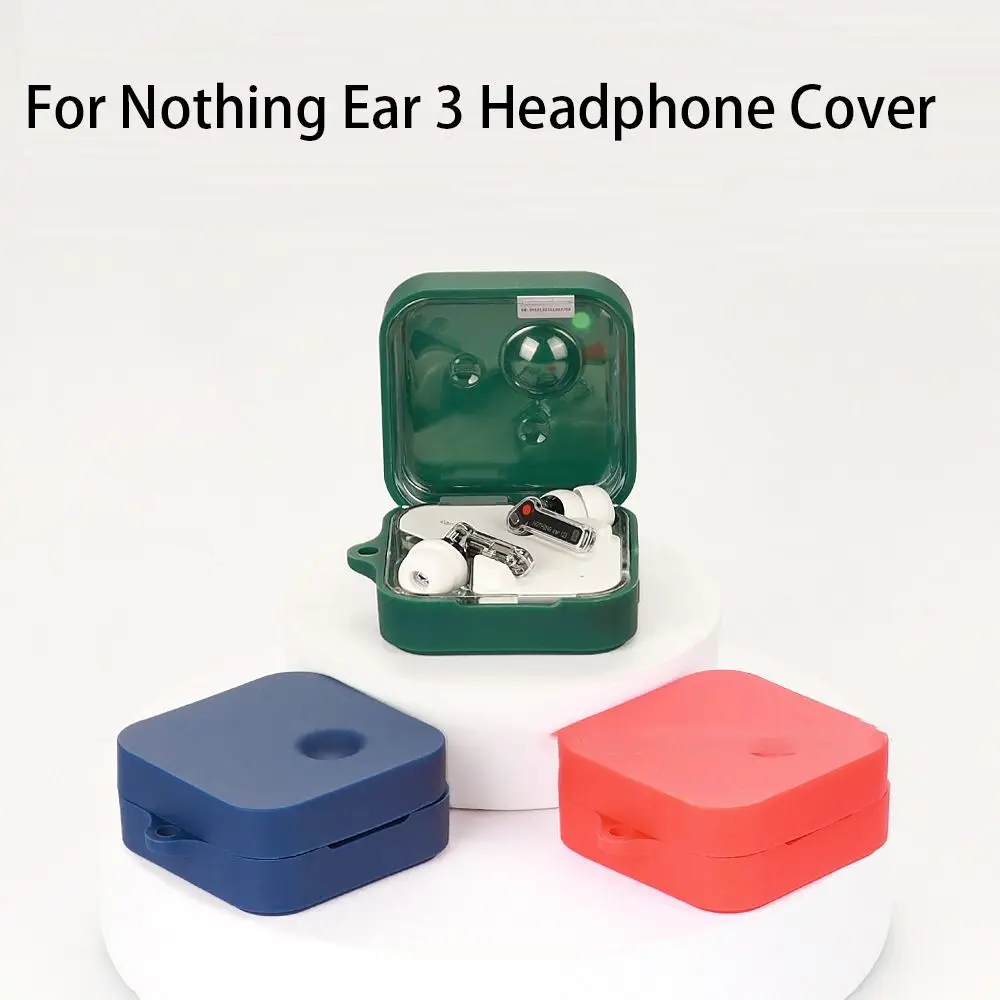 Silicone Earphone Case Dustproof Shockproof Earbuds Protective Cover Fall Prevention Anti-fingerprint for Nothing Ear 3