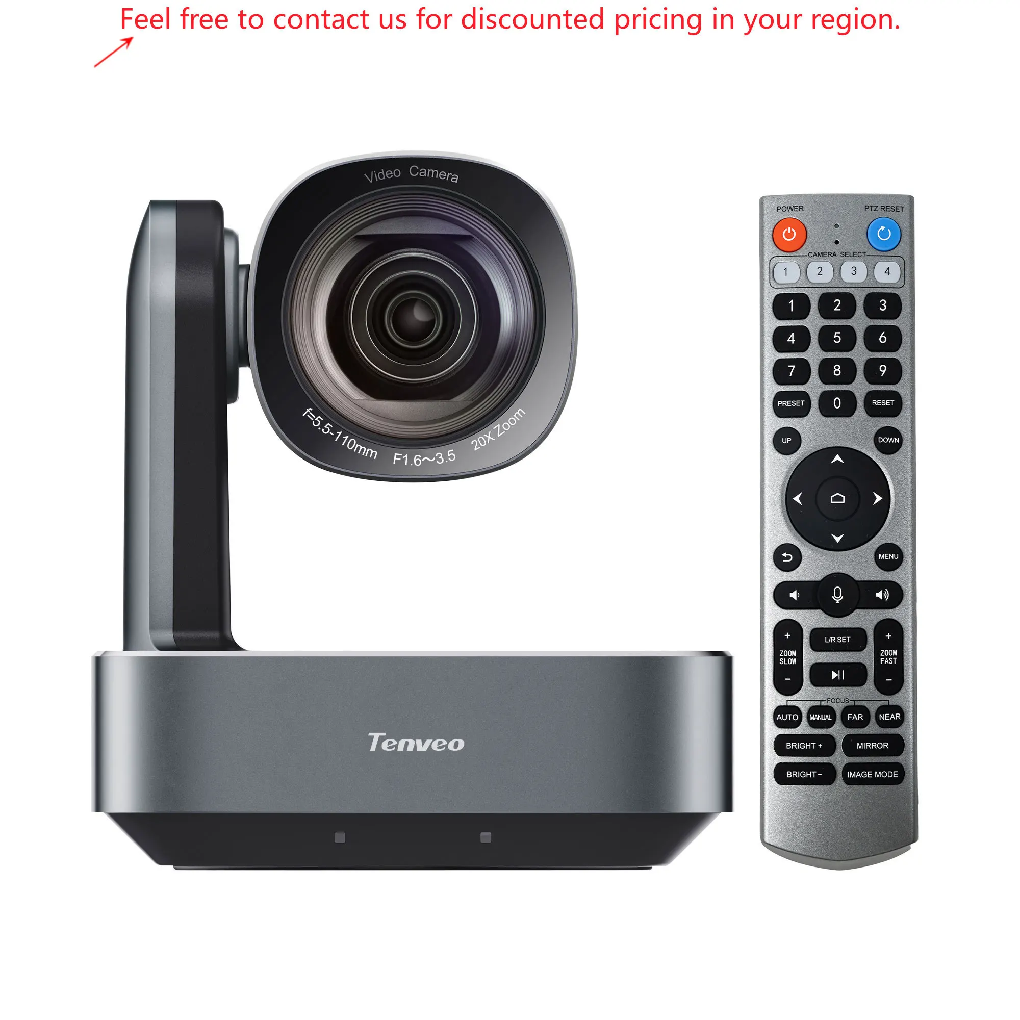 

Broadcast 20x PTZ Optical Live Streaming Conference Camera AI 1080p USB HD-MI RJ45 POE NDI For Conference Online Education