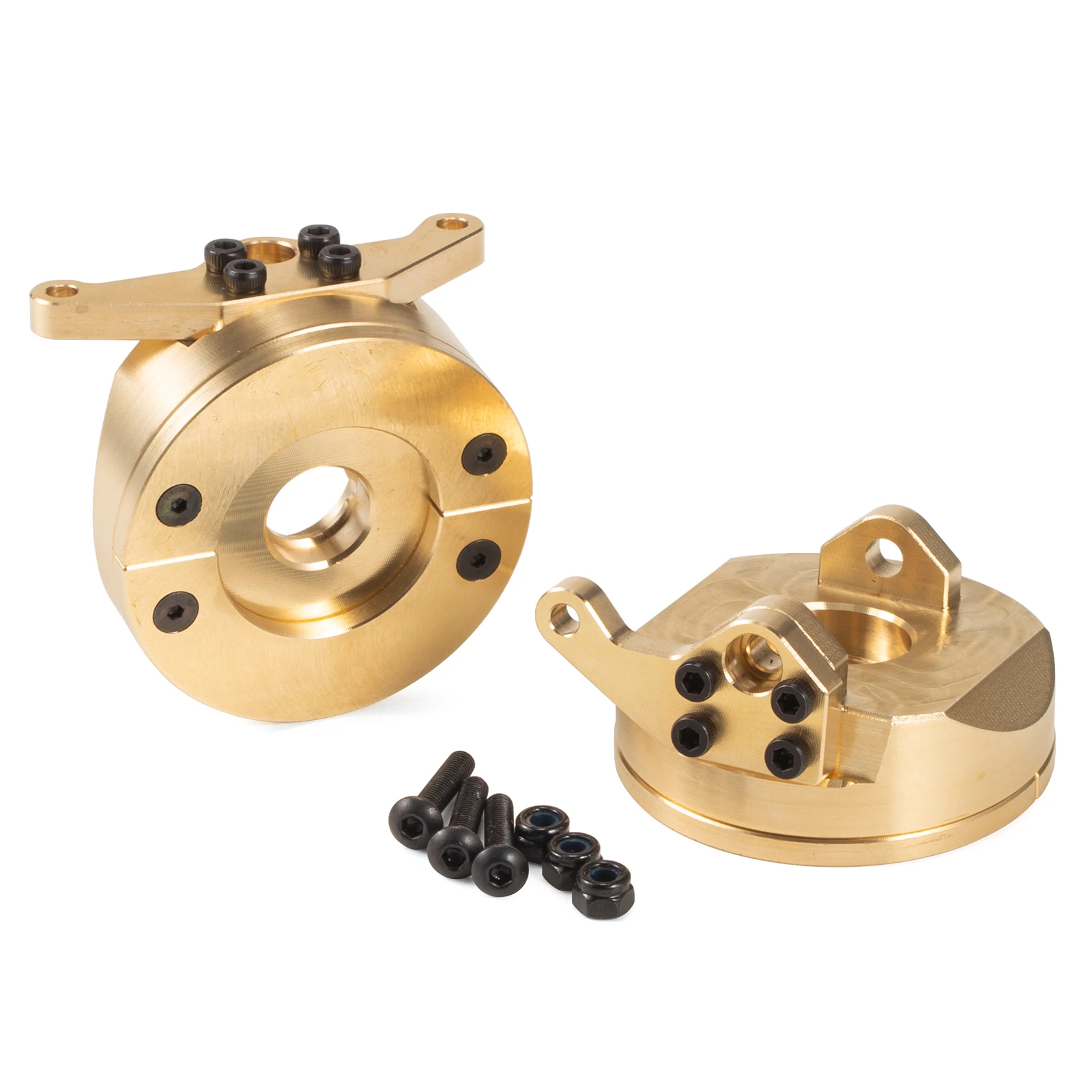 Rc Crawler Axle Parts - Machined H10 Brass Steering Knuckle Weights