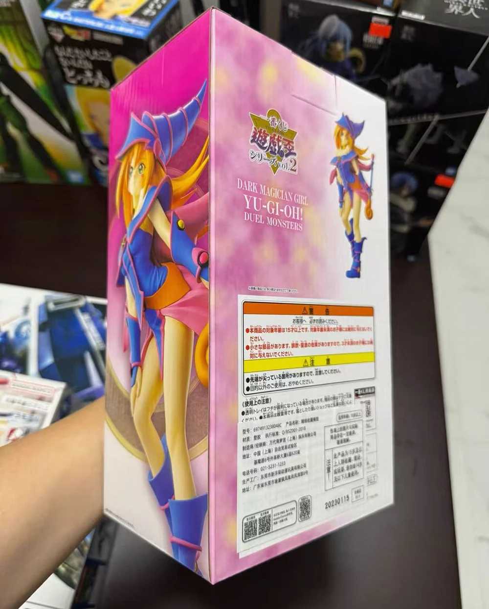 

В наличии оригинальный Bandai Yu-Gi-Oh! Duel Monsters Black Magician Girl (C Prize) Аниме Фигурки Модель Коллекционная игрушка