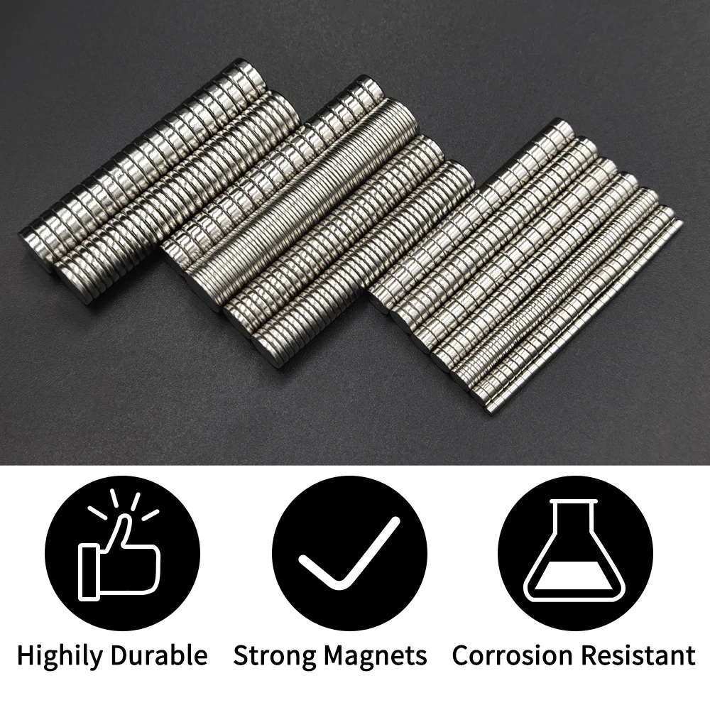 Super Powerful Strong Magnet 2/4/5/6/8/10mm X 1/2/3/mm Round Magnetic NdFeB Neodymium magnets for Fridge N35 Disc Blocks imanes