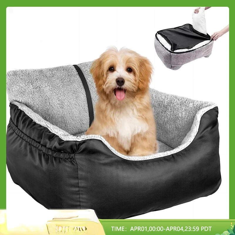 

Pet Car Seat Large Medium Dogs Washable Dog Booster Pet Car Seat Detachable Dog Bed Car Back Seat Pet Travel Carrier Bed