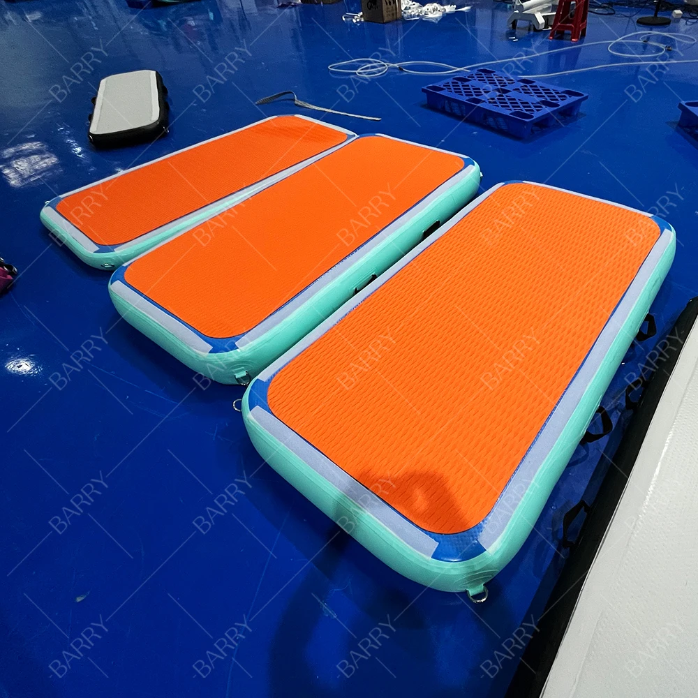 

Custom 3X2M Inflatable Platform Jet Ski Dock With Stainless Floating Inflatable Dock Platform