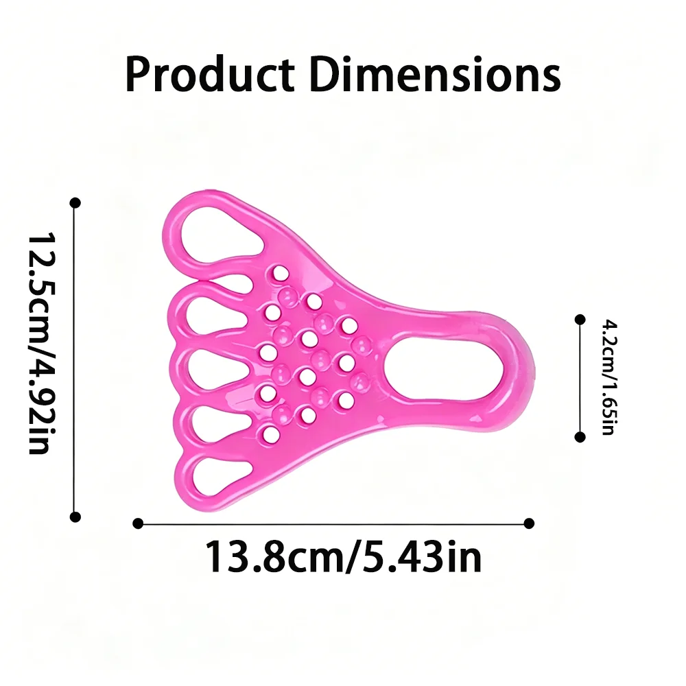 A Pair of Pinched Toe Trainers Thumb Valgus Orthotics Arch Yoga Foot Muscle Relaxation Foot Massage Stretching Strap