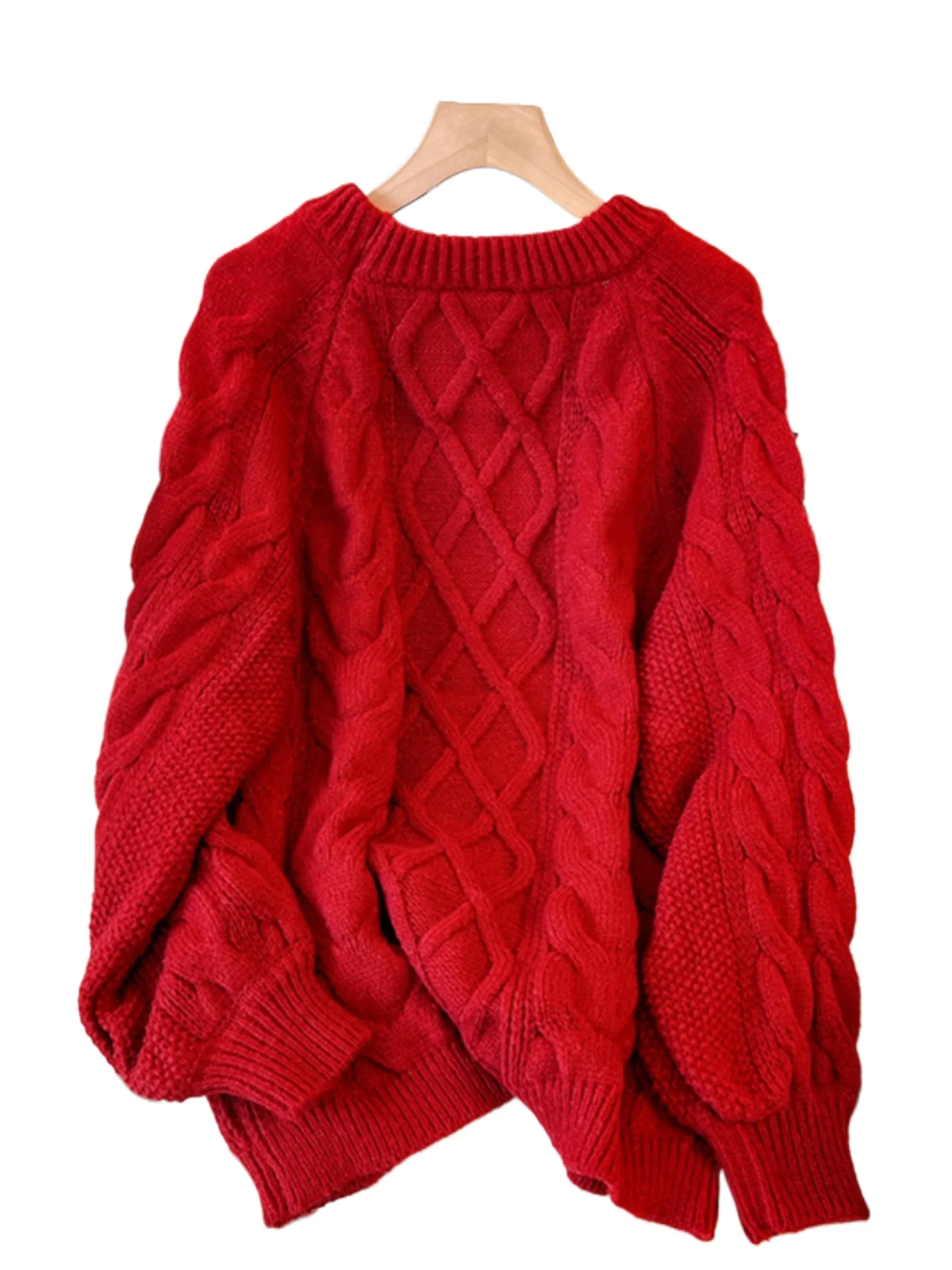 

Свободный свитер в ленивом стиле, корейская версия, с круглым вырезом, средней длины, утепленный топ большого размера, модный пуловер с длинными рукавами, пальто