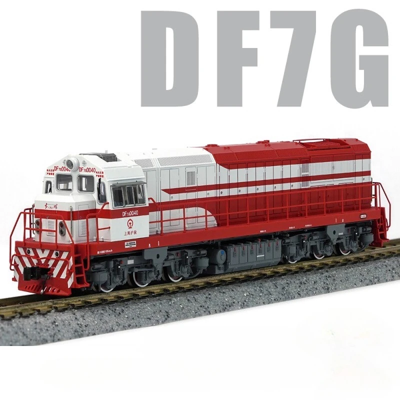 

N Type 1/160 Toy Train DF7G Diesel Shunting Locomotive Model Red and White Paint 4 Styles To Choose From Boy Toy Train
