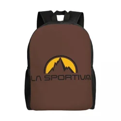 Customized La Sportiva Logo Travel Backpack Men Women School Laptop Bookbag College Student Daypack Bags