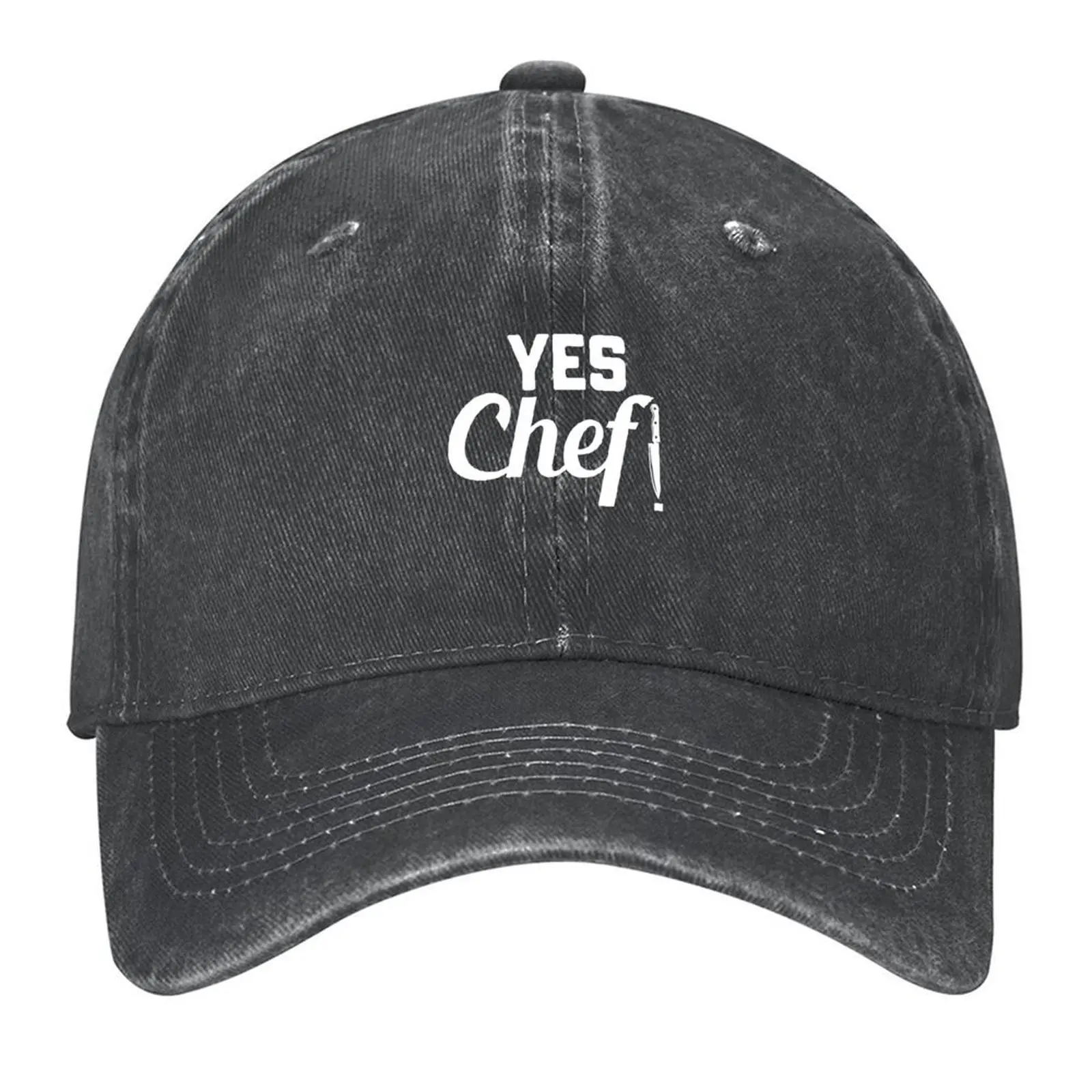 

Yes Chef Baseball Cap hats for men Uv Protection Solar Hat fashionable birthday Man Women's