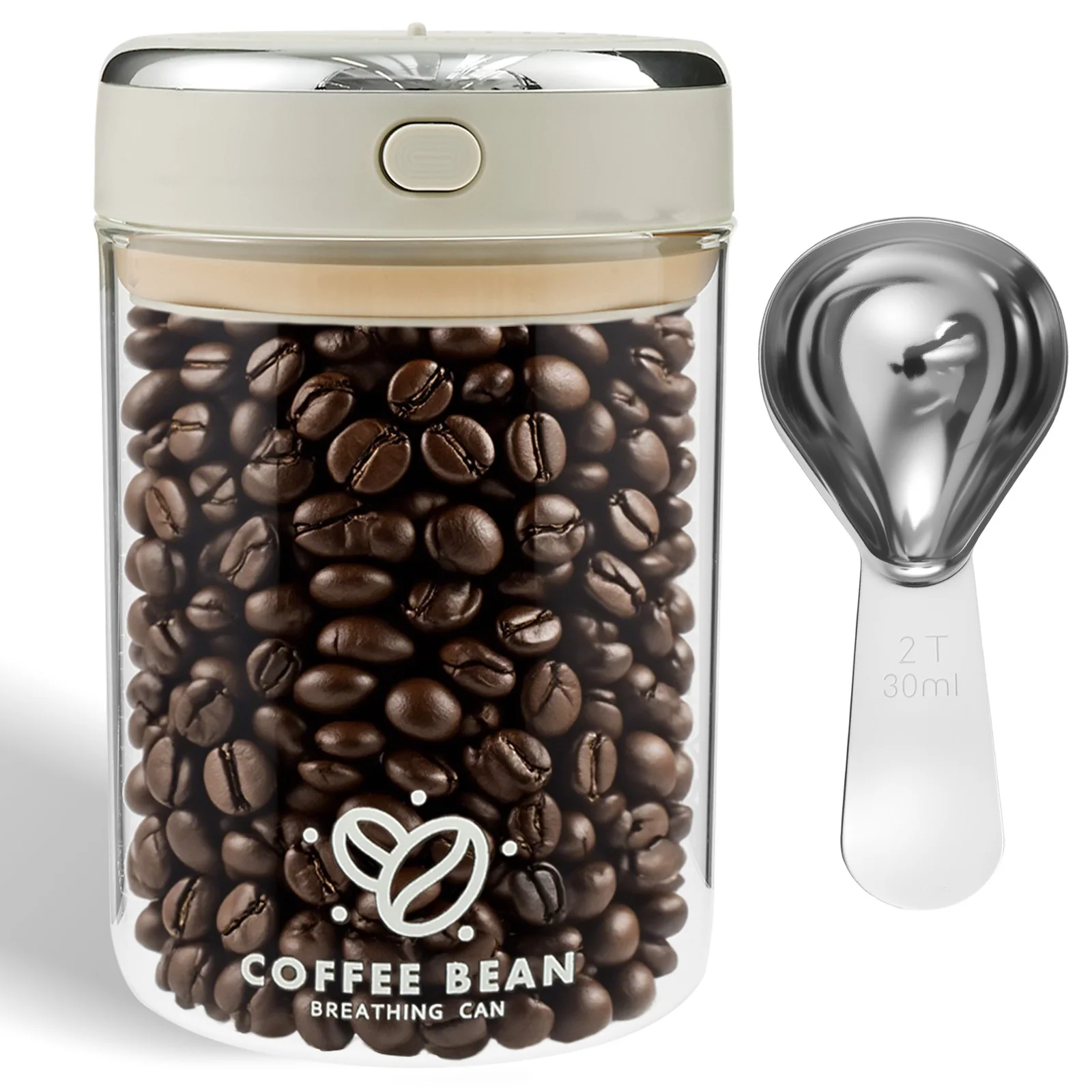 

Герметичная банка для хранения кофейных зерен, бутылка для специй, кухонная банка для еды, зерна, чая, стеклянная банка для хранения свежести, домашние кухонные аксессуары