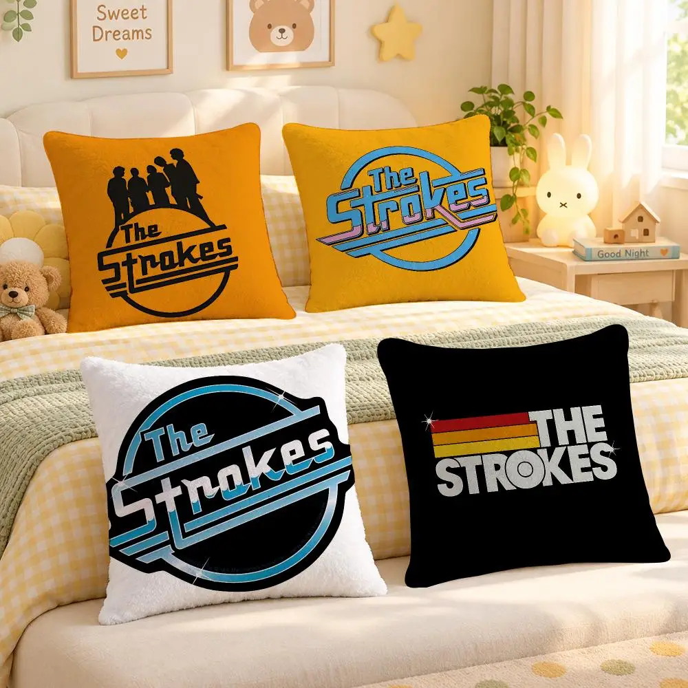 Band The Strokes Indie Rock Music Cushion Cover Personalized Decorative Living Room Home Sofa Bedroom Office Car Decor