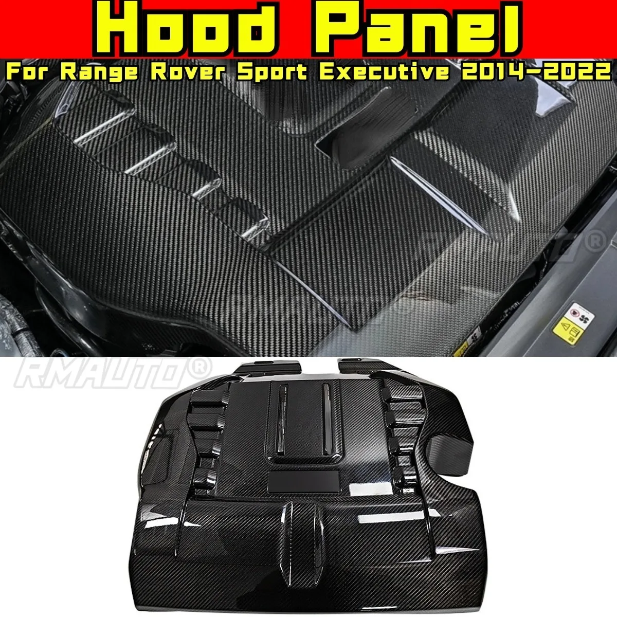 Hood Panel Front Bonnet Hood Compatible Engine Hood Cover Body Kit For Range Rover Sport Executive 2014-2022 Car Accessories