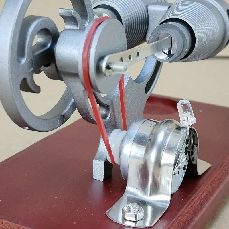 NEW Hot Air Stirling Engine Model Electric Generator Motor Physics Steam Power Education Toy Science Experiment Kit Set