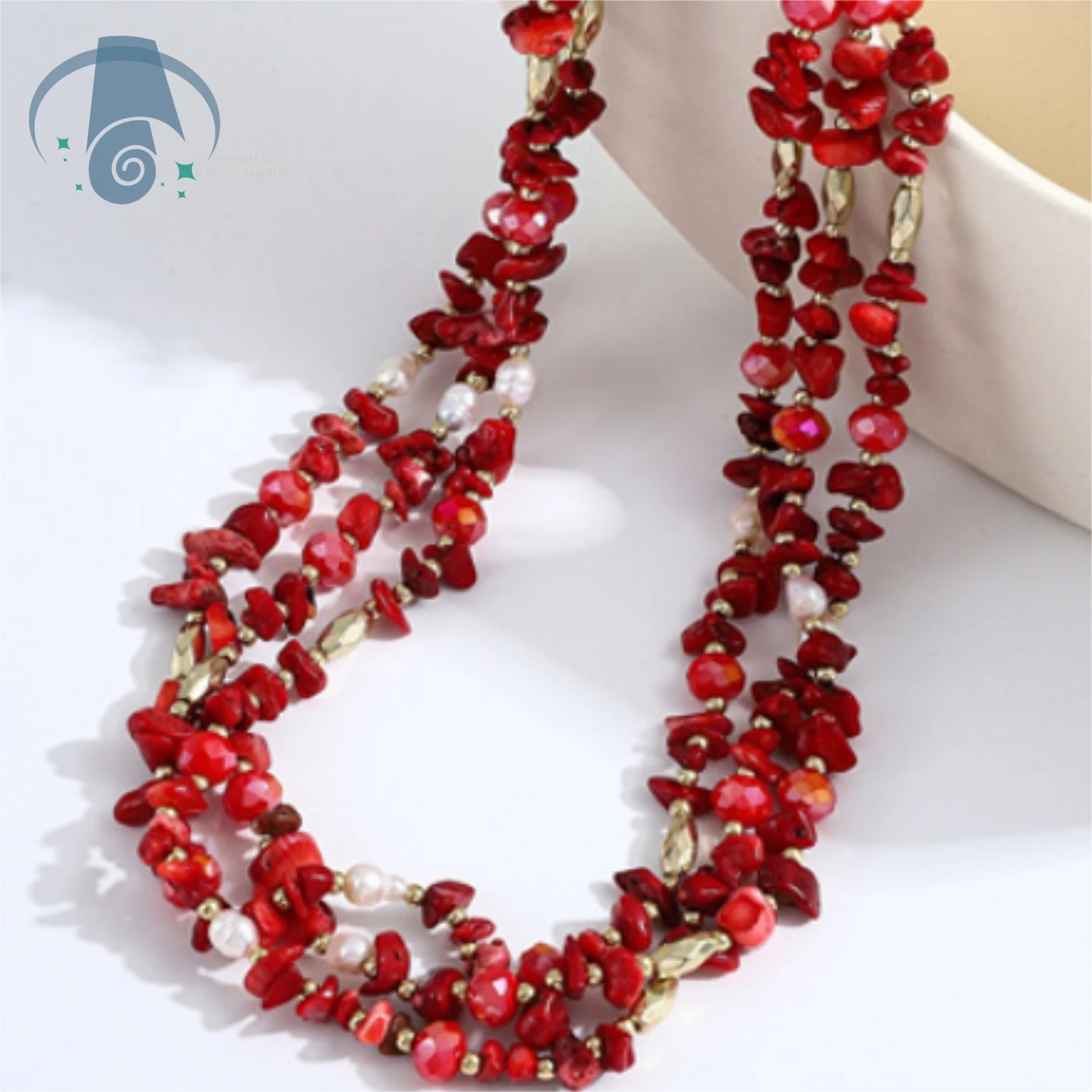 

Богемное ожерелье из бусин из драгоценных камней, длинная цепочка из титановой стали с подвеской из кисточки, ретро, винтажный стиль, ювелирные изделия для женщин, подарок