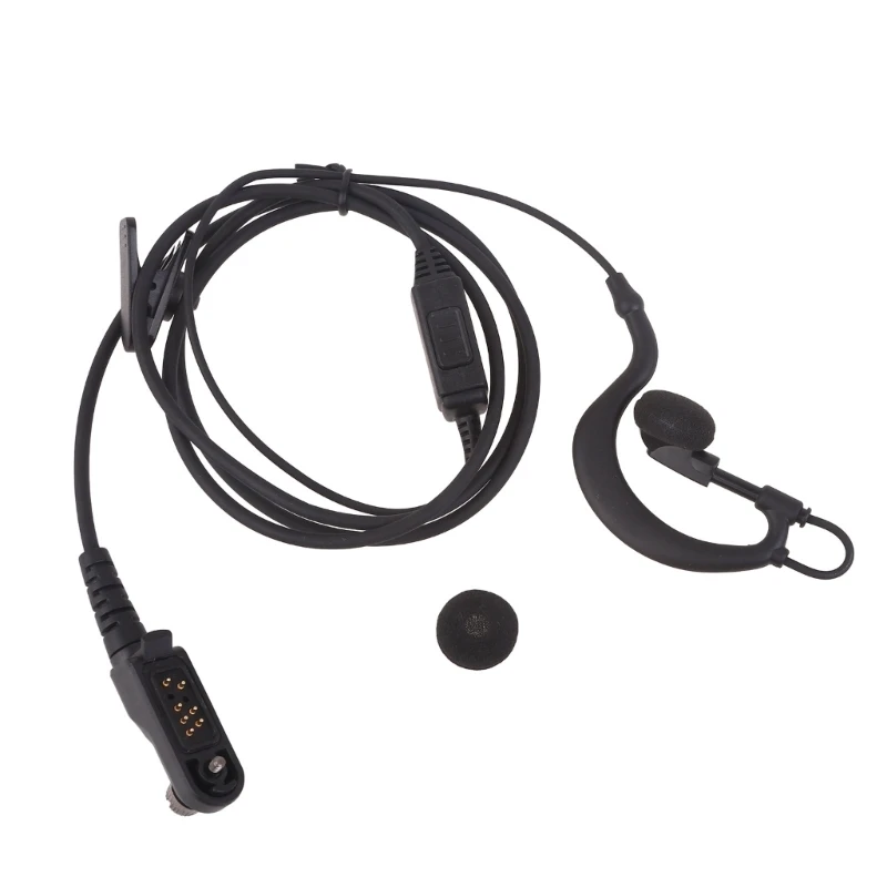 

Walkie Talkie Headphone for Hytera BP510 BP516 BP-510 BP-516 100cm Cable Black