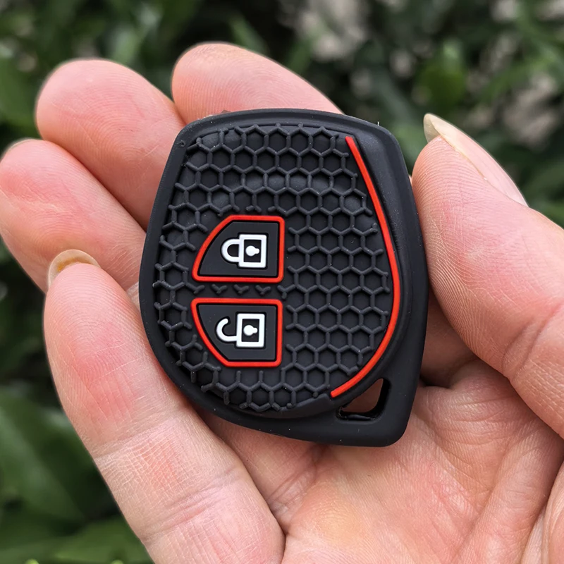 2 Buttons Silicone Car Remote Key Shell Protection Case Fob for Suzuki Sx4 Swift Liana Large Vitara Key Cover, Car Styling
