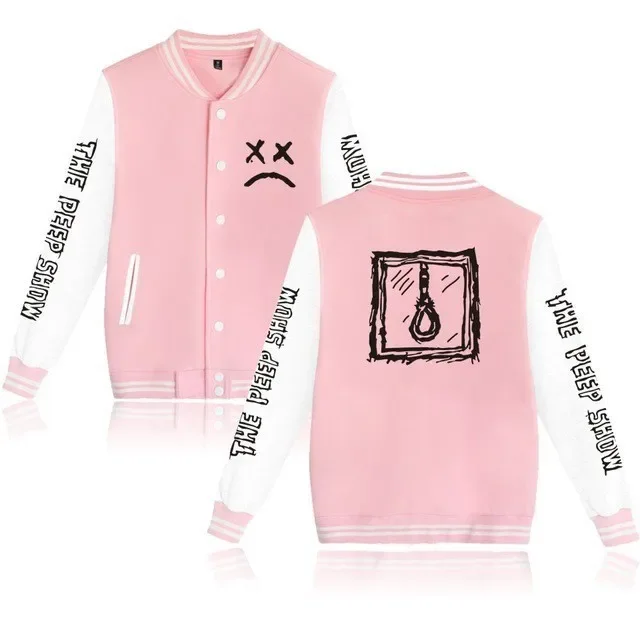 Sudadera con capucha de Lil Peep Love Lil.peep para hombre y mujer, Jersey, Sudaderas, chaqueta de béisbol Cry Baby, novedad