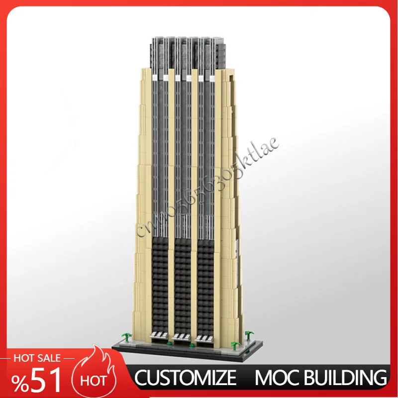 

Новые 2474 детали MOC, знаменитый небоскребок, масштаб 1:800, Moc, строительные блоки, архитектурный дисплей, бежевая модель, сборные кирпичи, игрушки, подарки