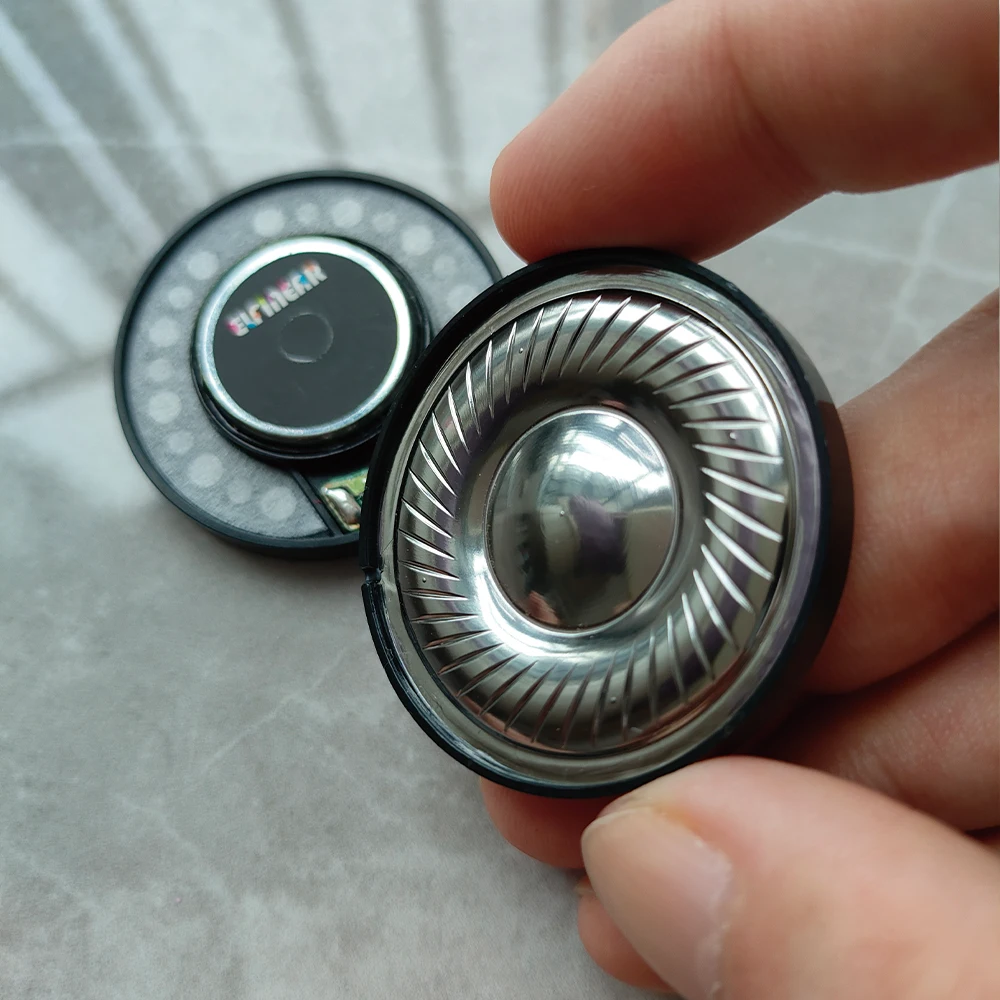 ELFINEAR Unidades de altavoz para auriculares profesionales de titanio de 40 mm, ideales para entusiastas y profesionales de audio