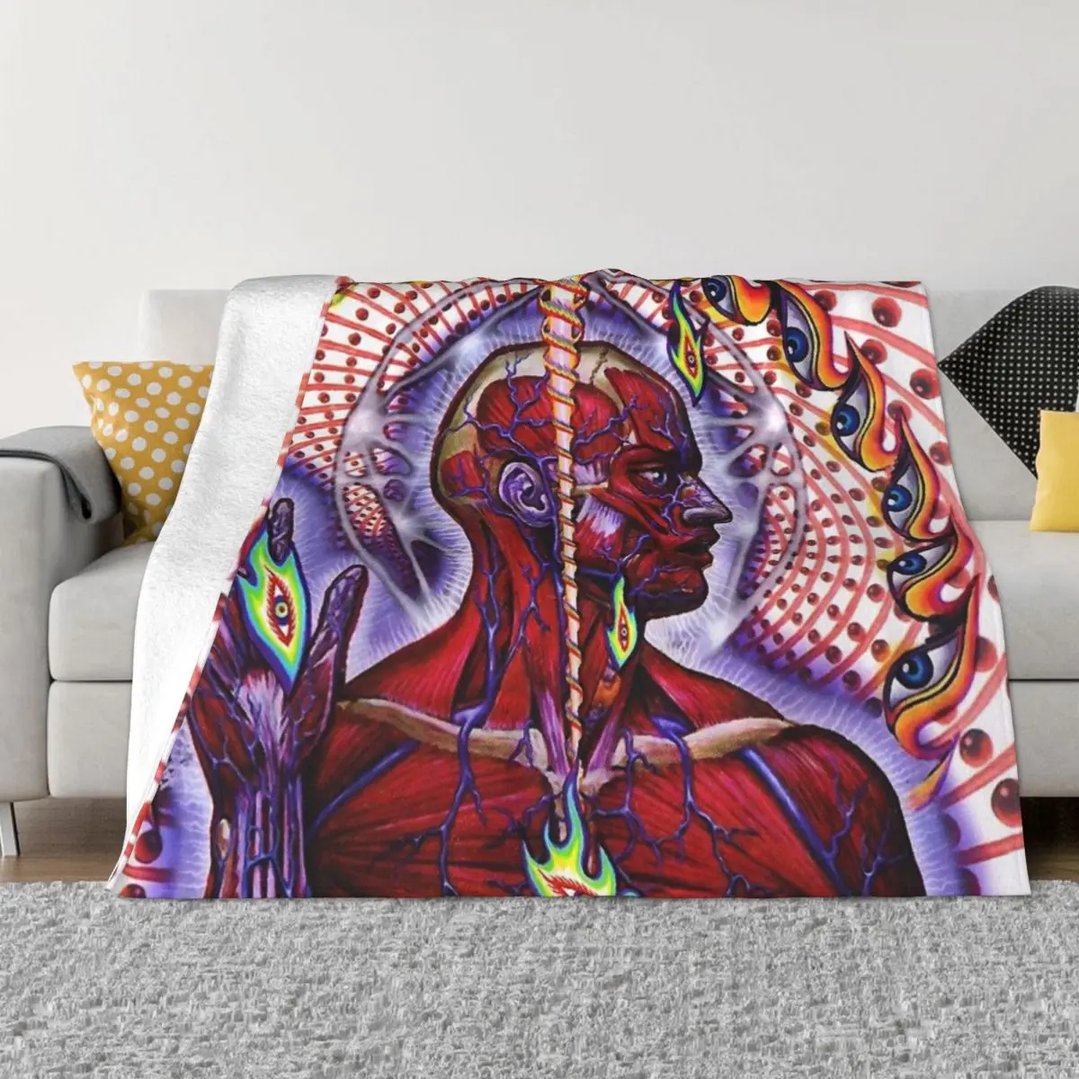 Lateralus ?nima Fear Inoculum 10,000 Days Undertow Throw Blanket Softest valentine gift ideas Fashion Sofas Blankets