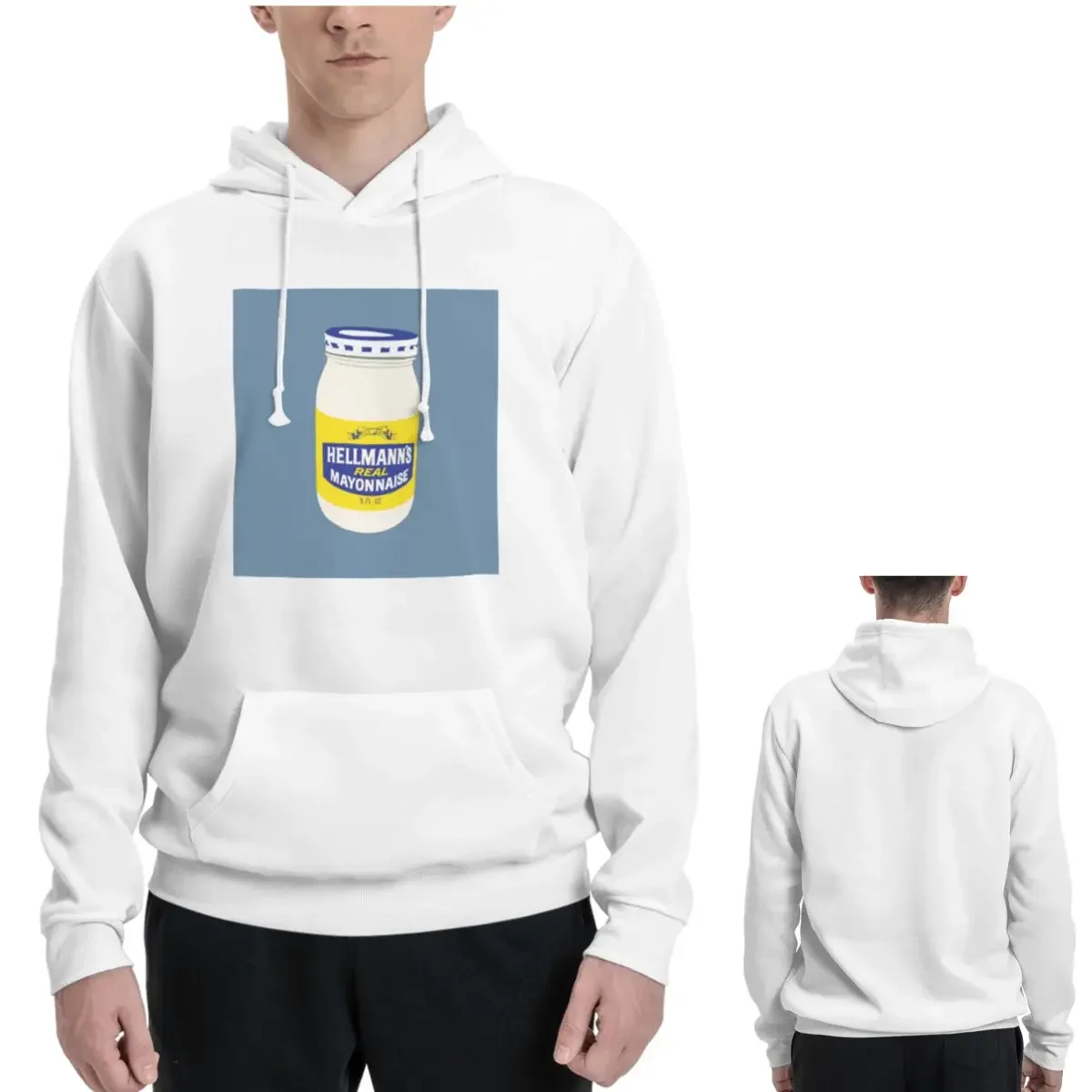 Mayonnaise Hoodies Men Women Casual Pullover Sweatshirt Harajuku Long Sleeve Hooded Autumn Winter