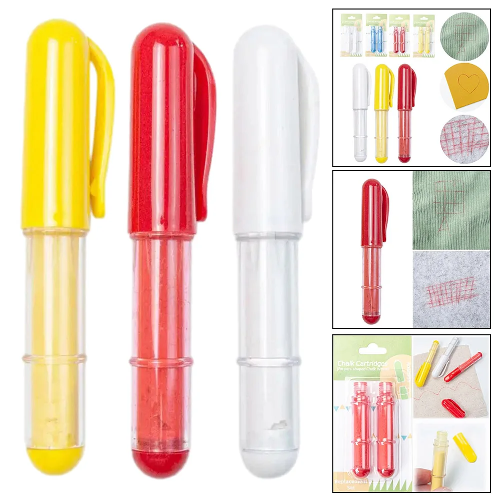 

Removable Durable Easy To Use Multi-Functional Application Sewing Cloth Chalk Erasable Chalk Portable Sewing Chalk