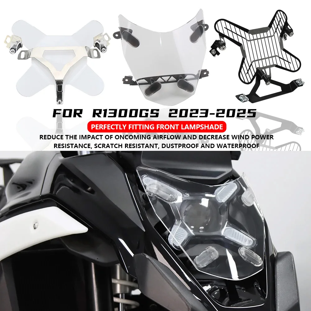 

For BMW R1300GS 2023-2025 Motorcycle Headlight Guard Protector Light Cover Protective