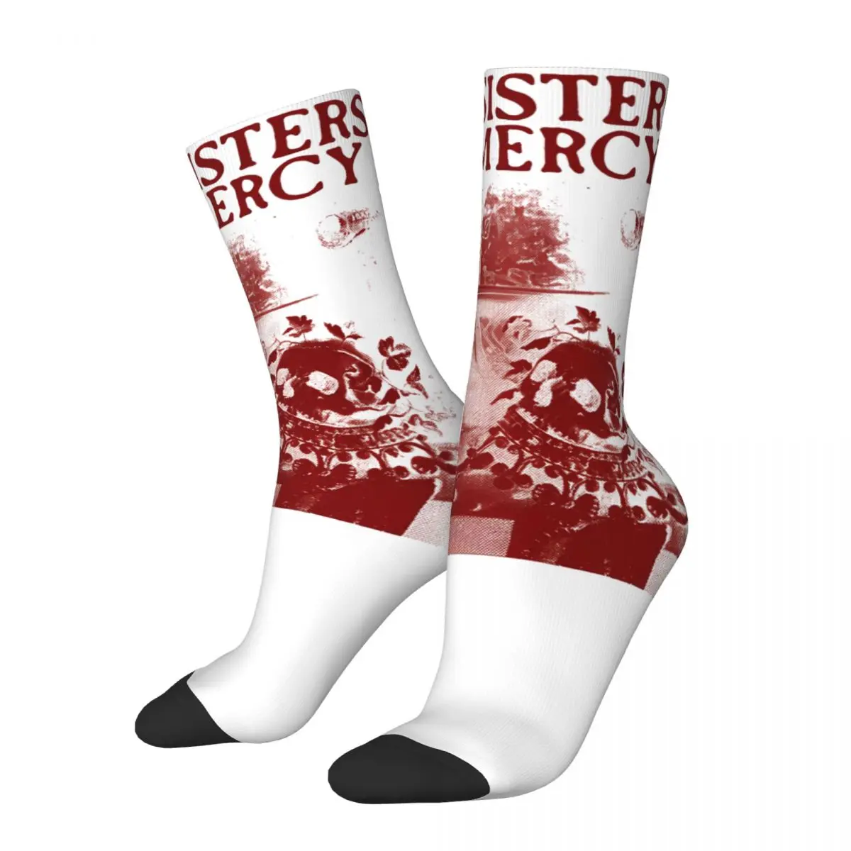 The Sisters Of Mercy Music Fan Outfits Men Women Socks Cozy Graphic Middle Tube Sock Super Soft Present