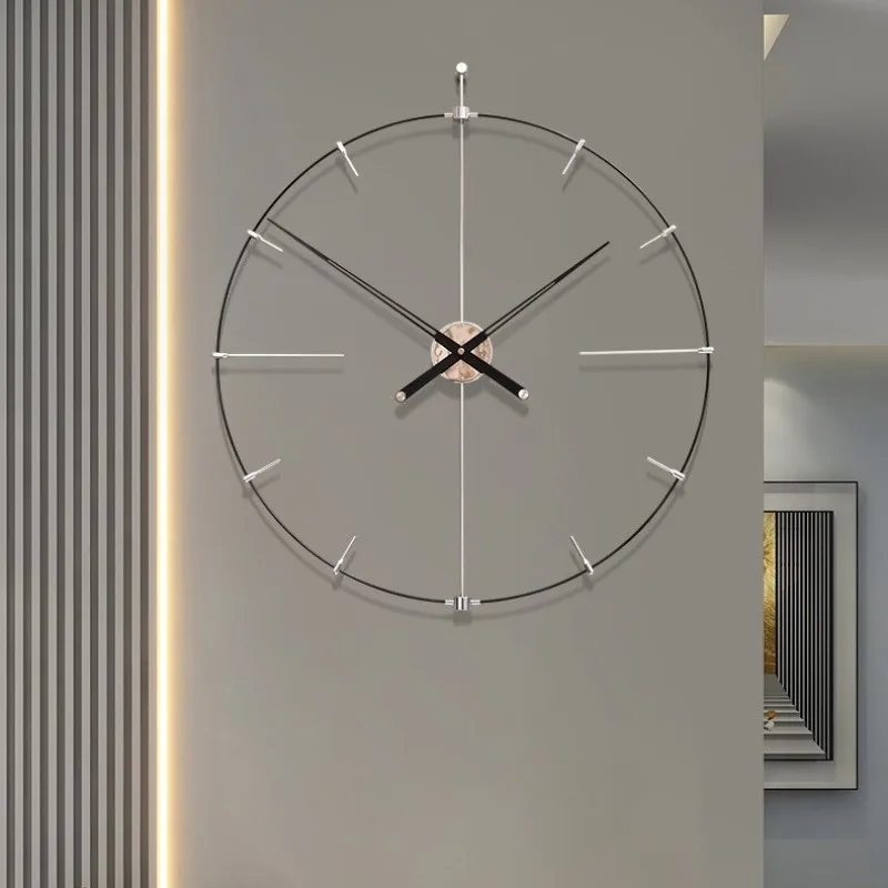 Horloge Murale Moderne Montre Murale Décorative Minimaliste Silencieux Esthétique Grandes Horloges Nordique Luxe Salon Montres