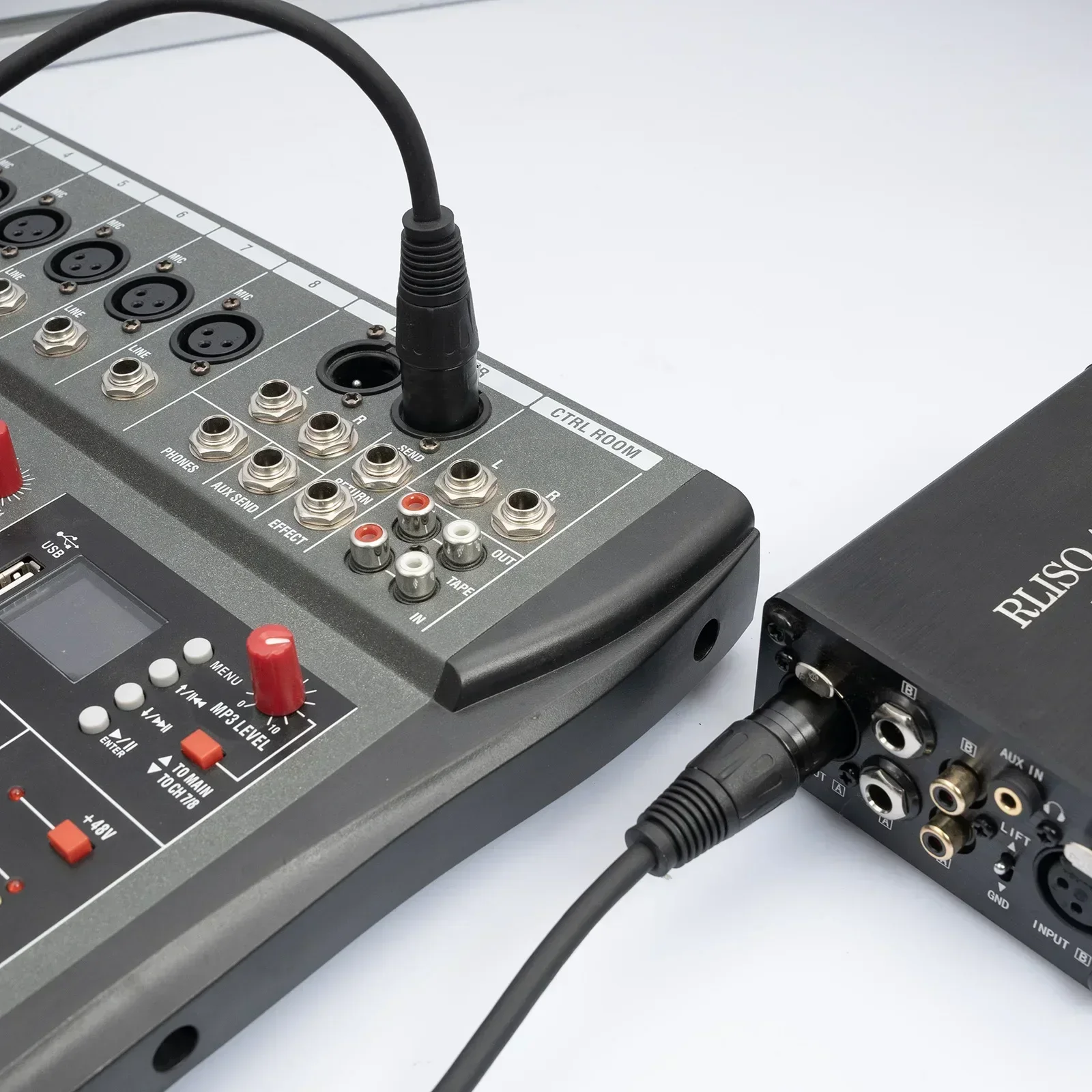 3 PIN Metal Plug DMX Cable Signal Line LED Par Stage Lighting Connection Shielded Canon Audio Line XLR controller Mixer Beam