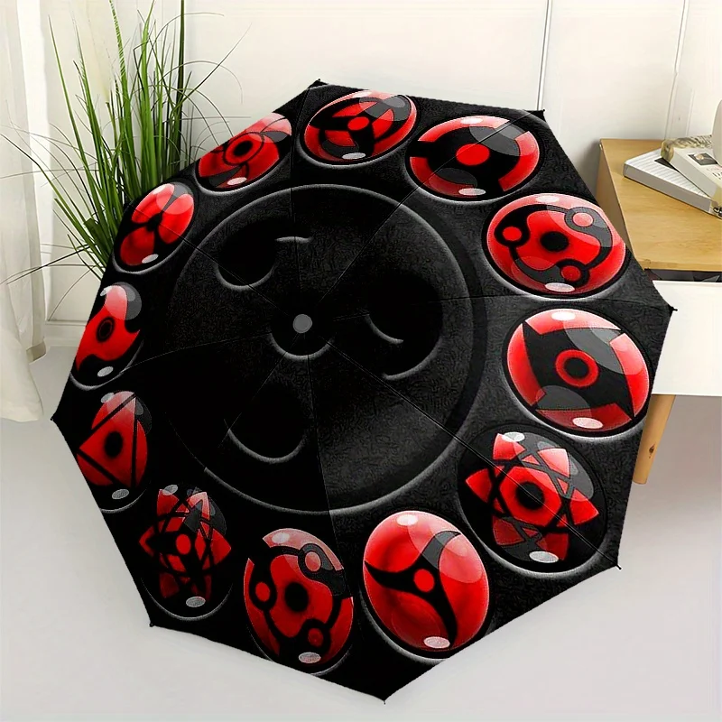 

Sharingan, Mangekyou Sharingan-themed Eight-rib Automatic Folding Umbrella Is Suitable for Both Men and Women, Making It A Per