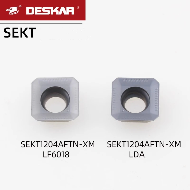 

Deskar Sekt1204aftn-xm Lf6018 Sekt1204aftn-xm Lda Milling Cutter Cutting Tool Carbide Inserts Mill Turning Tools