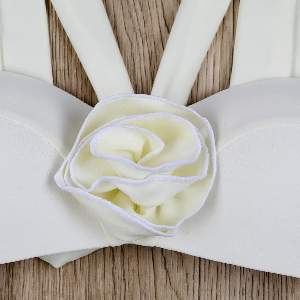 Three Pieces Bikini Set Cover Up Swimwear Women Swimsuit Solid Floral Lace Push Up Bathing Suit Beachwear Swimming Biquini