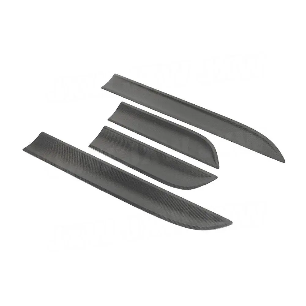 JXWANCF Koolstofvezel Side Kofferbak Molding Garneer Deur Panel Trim Plaat Decoratie Voor Porsche Macan 2014-2016