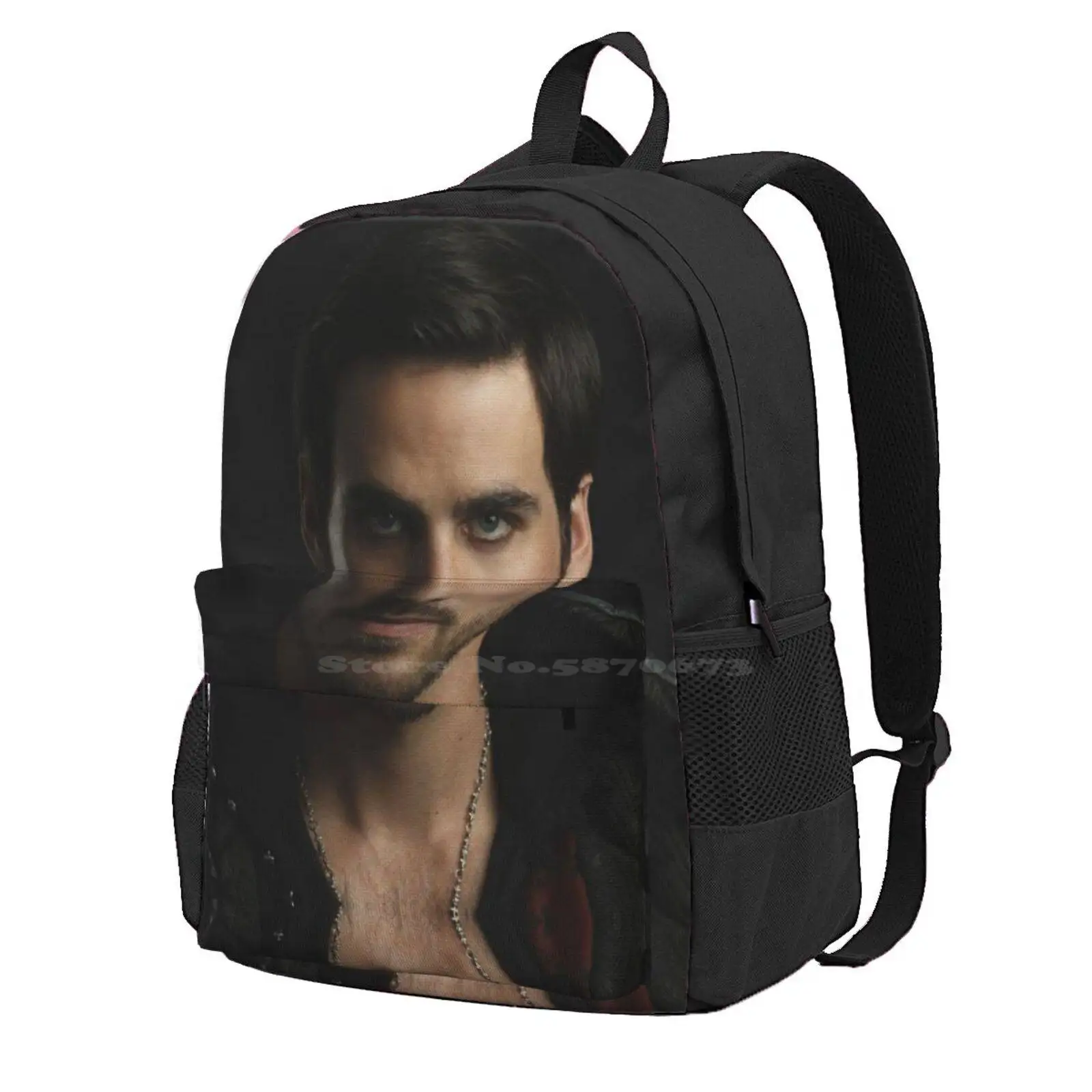 Colin O'Donoghue As Captain Hook Hot Sale Schoolbag Backpack Fashion Bags Colin Odonoghue Captain Hook Killian Jones Once Upon