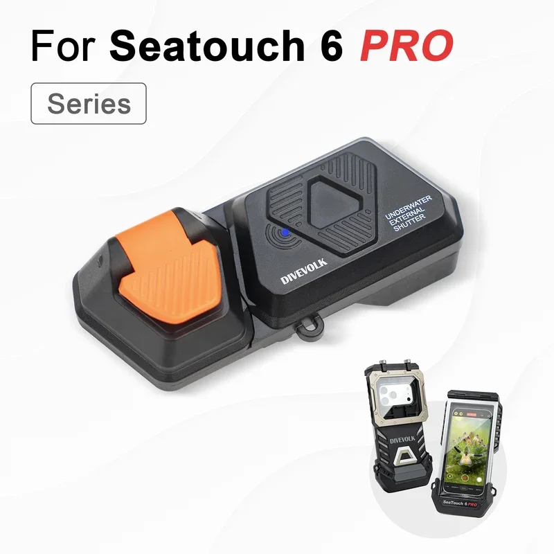 DIVEVOLK Underwater External Shutter for Seatouch 6 pro Underwater Housing Compatible iPhone 18 Pro Max/Huawei/Samsung/Xiaomi