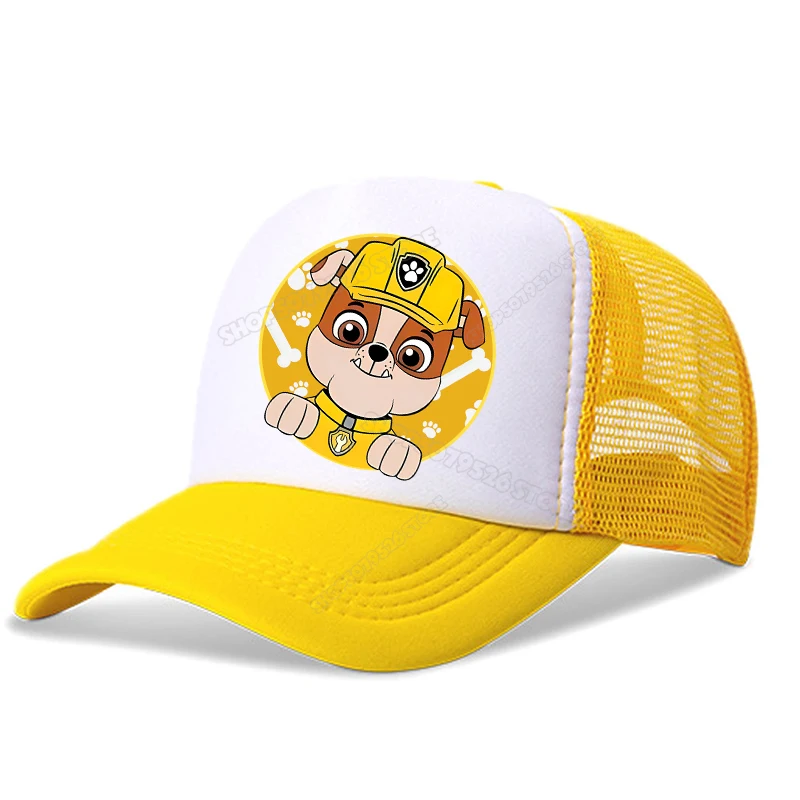 Бейсбольная кепка Paw Patrols Marshall Rubble Kids Peak Cap Chase Skye, летние шапки для папы, сетчатая кепка для родителей и детей, шляпа от солнца с героями мультфильмов для мальчиков и девочек