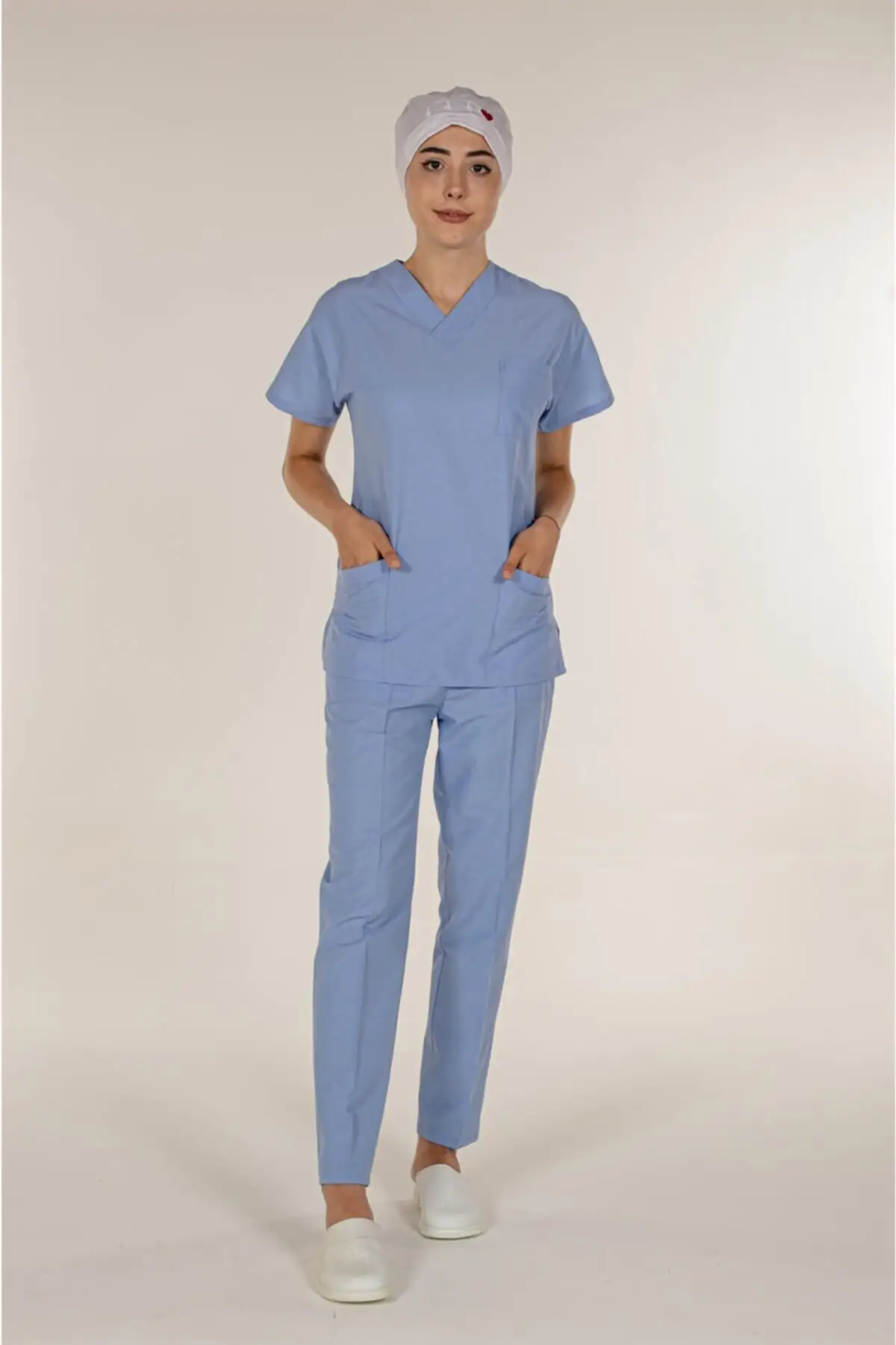 Women's Medical Doctor Nurse Forma Scrubs Collar Suit 2022 New Women Men hospital doctor pharmacy nurse high quality slim ce