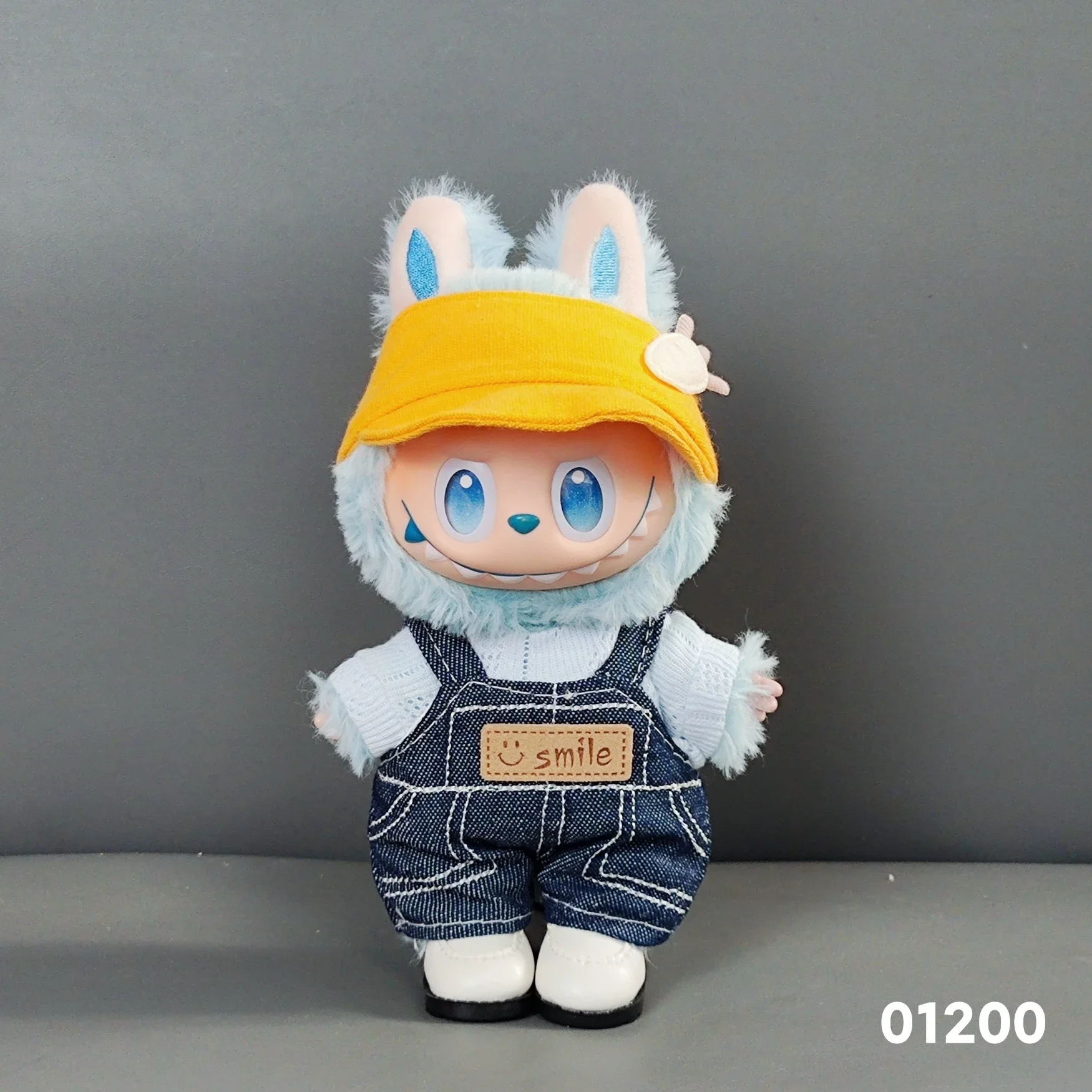 Kleidung für Labubu 17 cm Mini-Plüschpuppenkleidungszubehör für Korea Kpop EXO