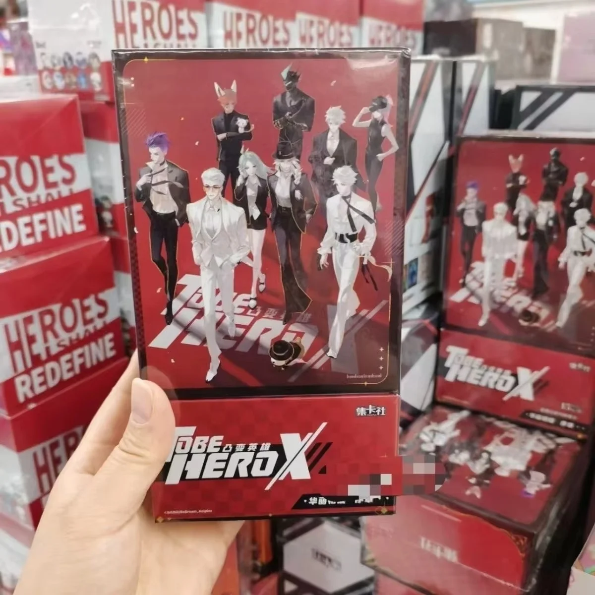 حقيقية ليكون بطل X محدب بطل مجموعة من بطاقات الاكريليك ما هو بطاقة البطل الرسوم المتحركة أنيمي الأجهزة الطرفية عيد الميلاد اللعب هدية