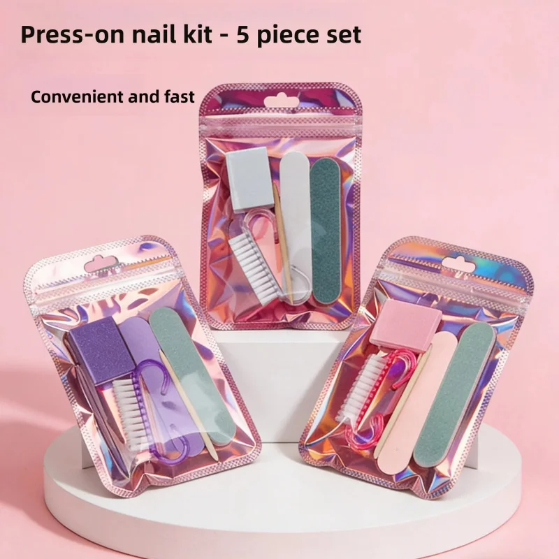 Luxury Nail Art 5 In 1 Nail Care Tool Set for Manicure Salon-20 Sets
