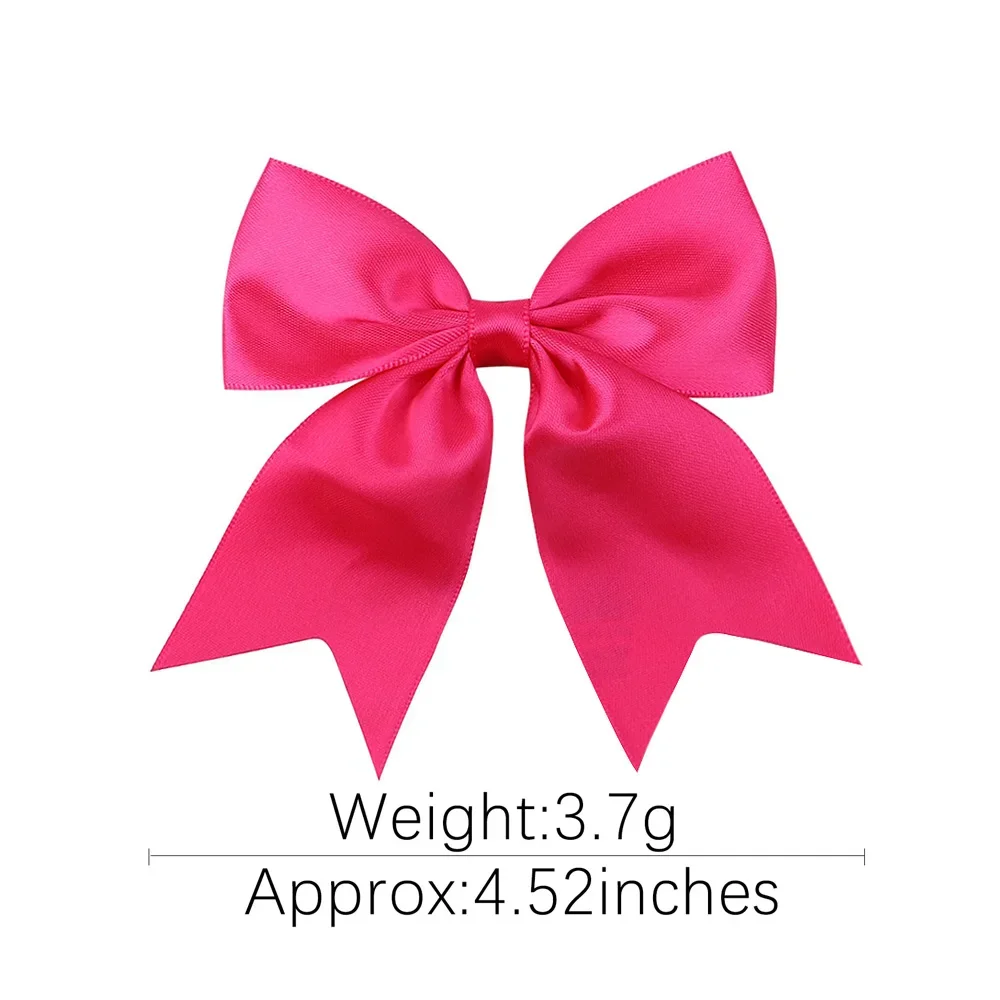 2/3/5Pcs Lovely Solid Color Ribbon Bows Hair Clip for Kids Girls Hairpins Barrettes Handmade Headwear Baby Hair Accessories