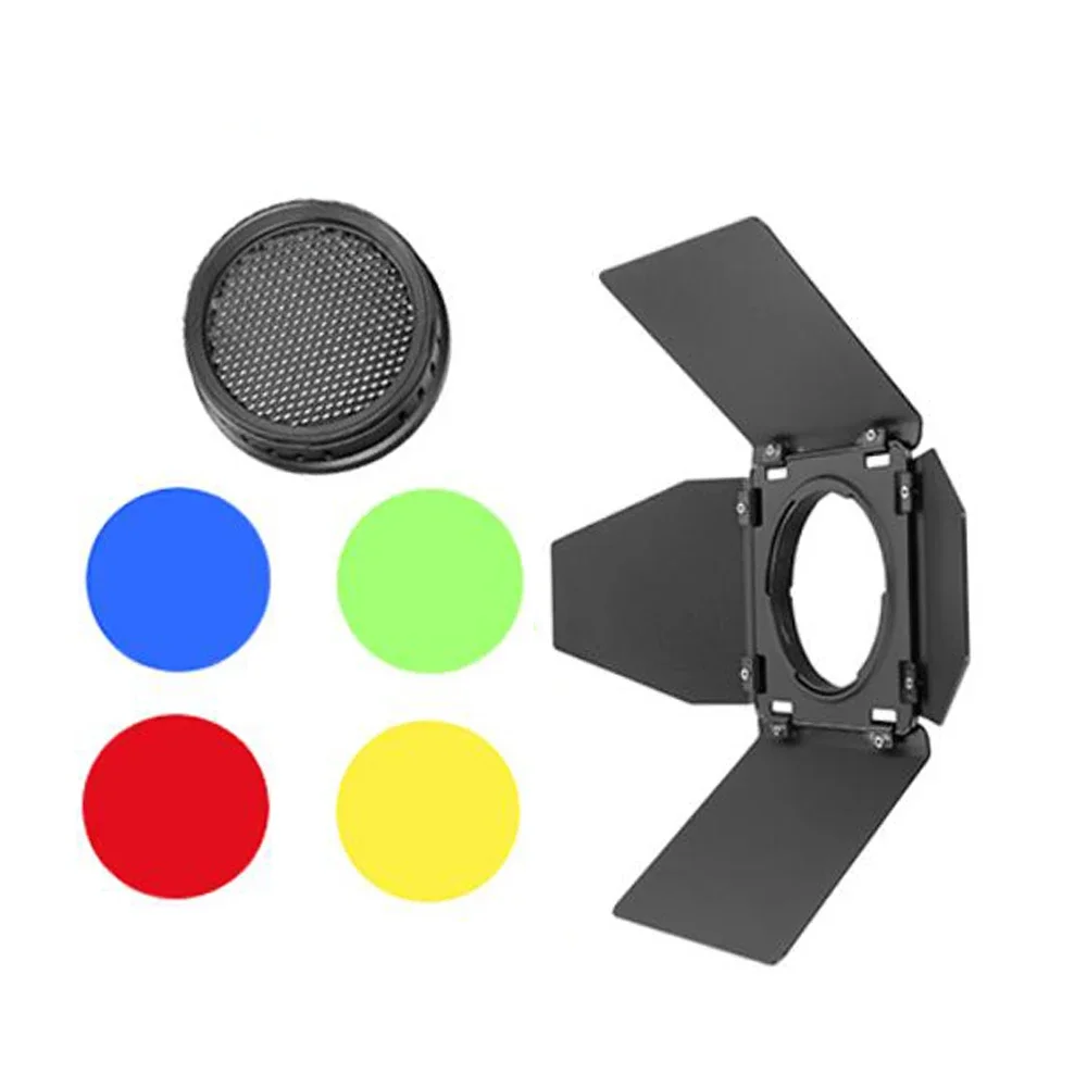 Godox AD300Pro Flash Light Accessories Bulb Snoot Honeycomb Barndoon Reflector Elinchrom Broncolor Profoto Mount AD-AB Adapter