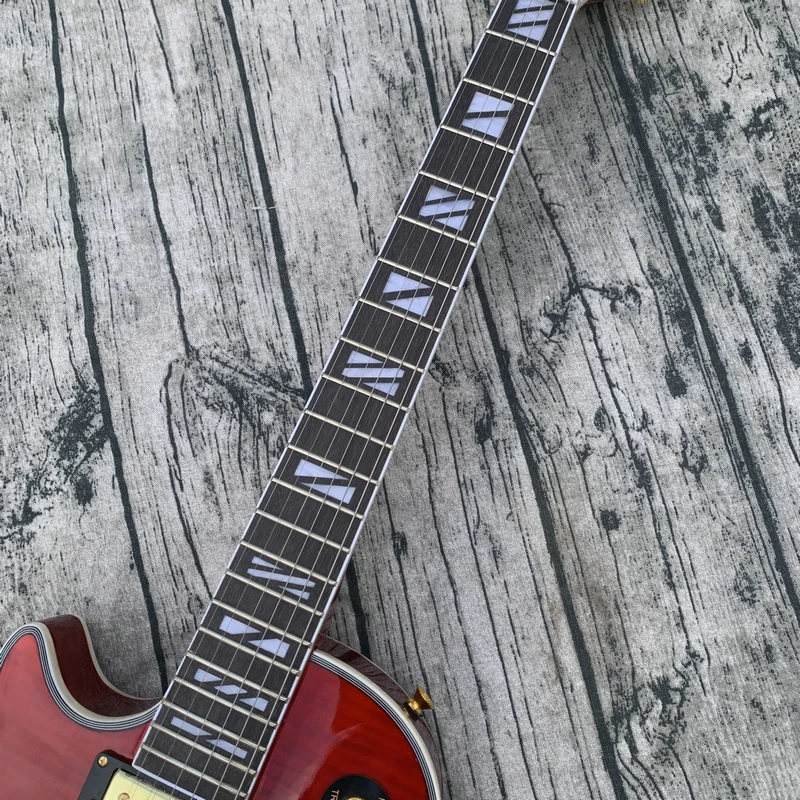 left hand Custom LP Electric Guitar 22 frets red rose wood fretboard quickly shipped in high quality