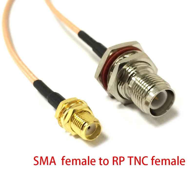 RG316 كابل محوري لواي فاي ، SMA أنثى ، RP SMA ذكر الجوز إلى RP- TNC جاك ، 15 ma 30 ma 50 ma ma ، محول لواي فاي ، 1 gsm