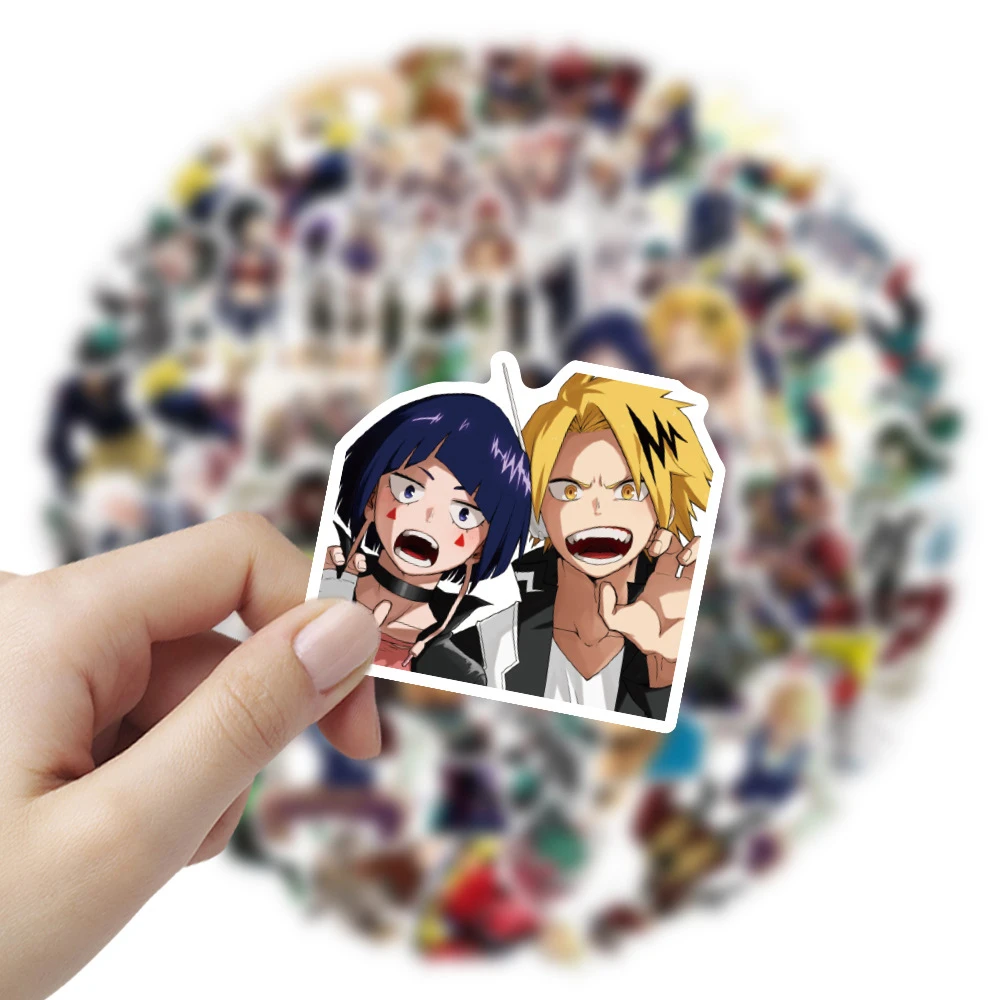 10/30/50pcs Cool My Hero Academia Stickers Anime Waterproof DIY Luggage Scrapbook Laptop Car Japan Manga Sticker Kid Classic Toy