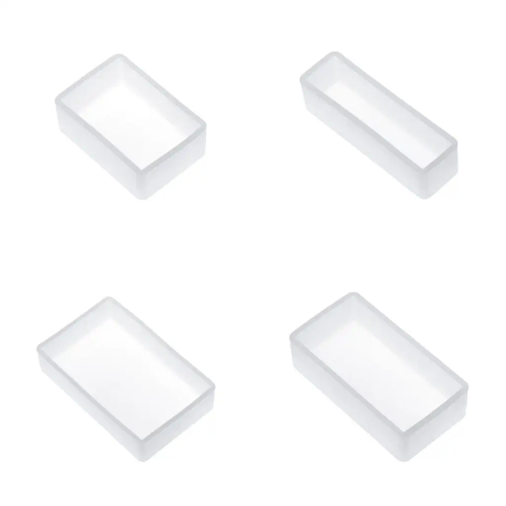 Transparent Silicone Cuboid/Cube Mould  Resin Casting Mould DIY Resin Decorative Craft Jewelry Making Mold Resin Molds