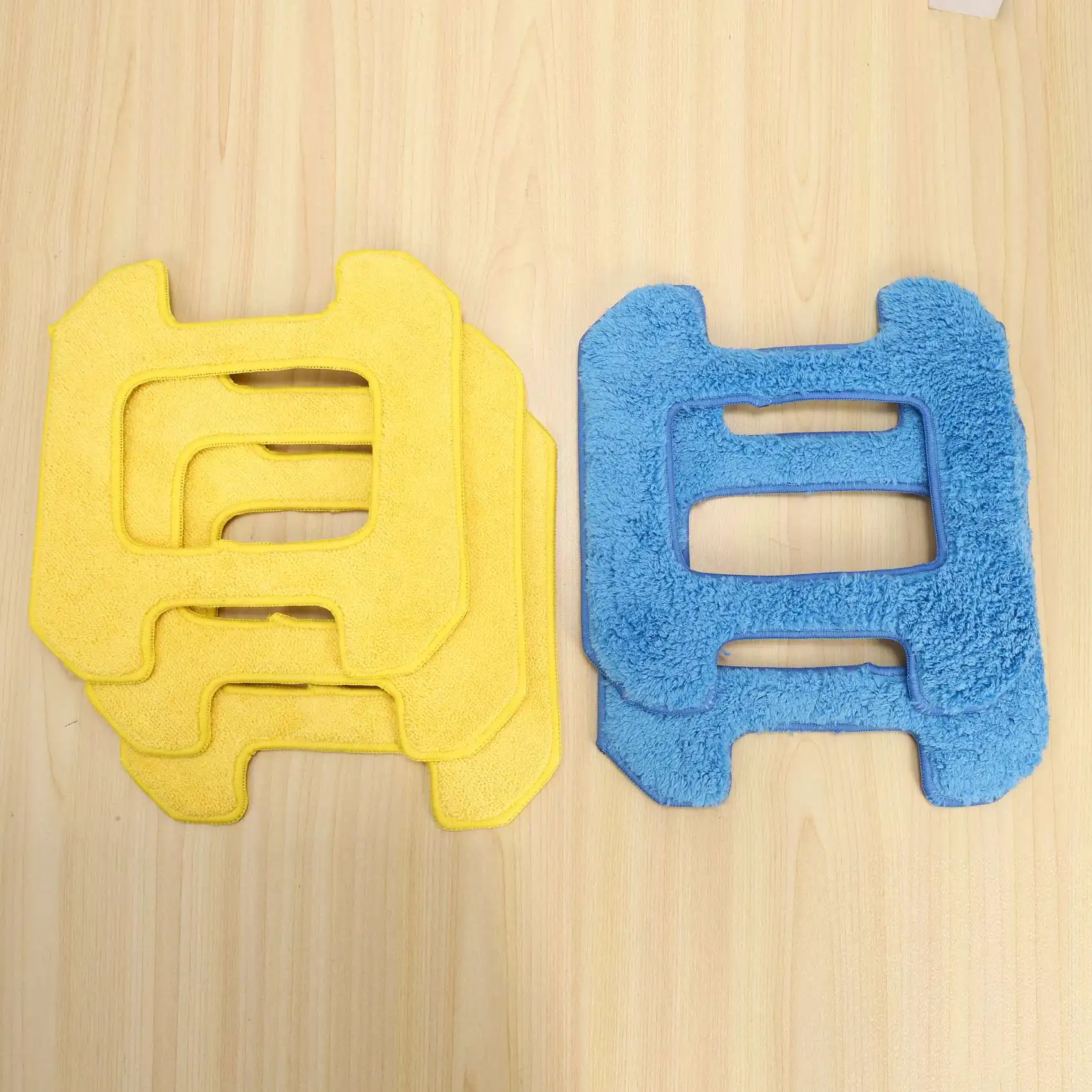 3Pc Wet Cleaning + 2Pc Dry Rubbing Mop Pads For Hobot 268 Window Cleaning Robot